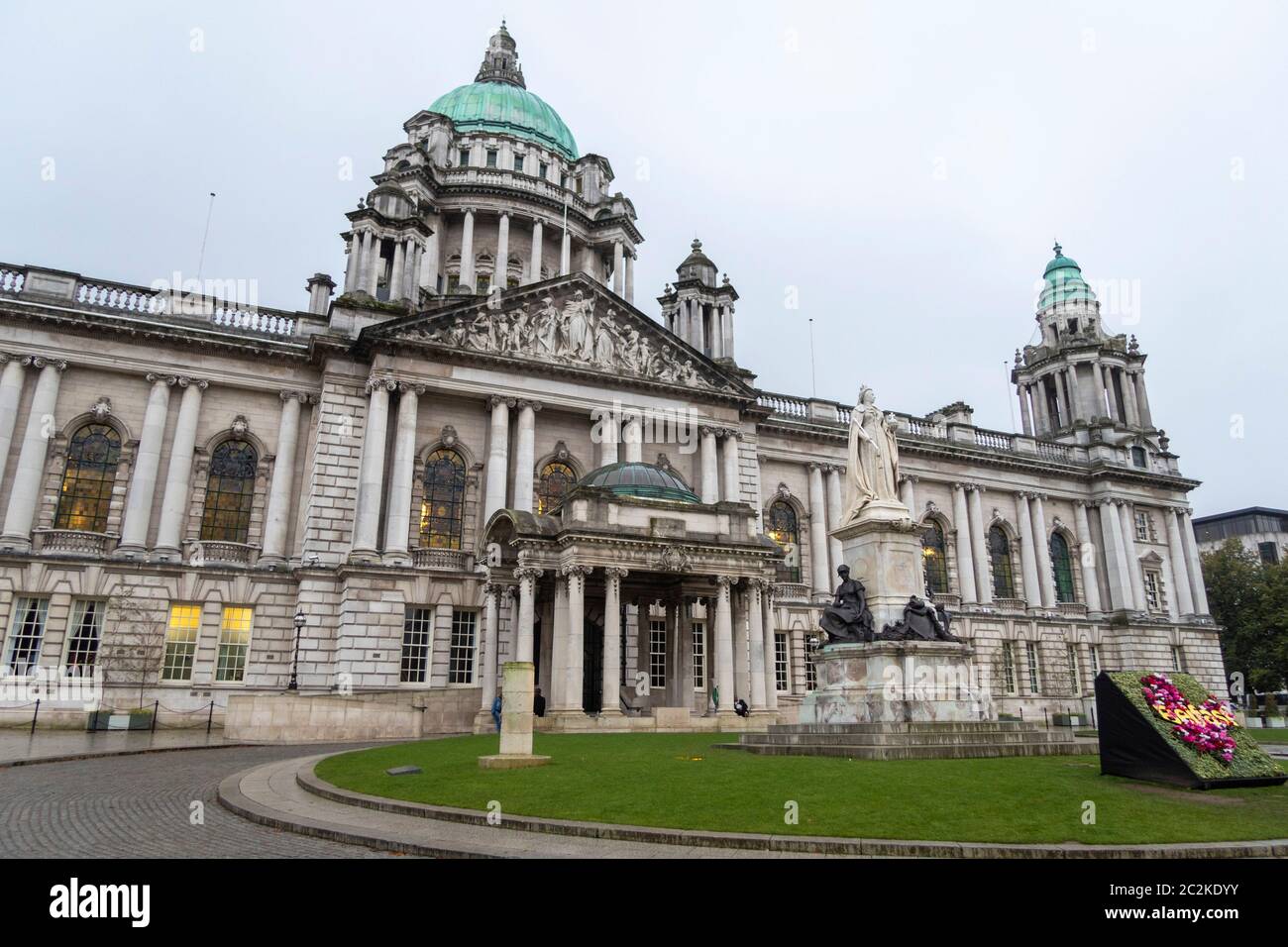 Belfast City Hall in Belfast, Nordirland, Großbritannien, Europa Stockfoto