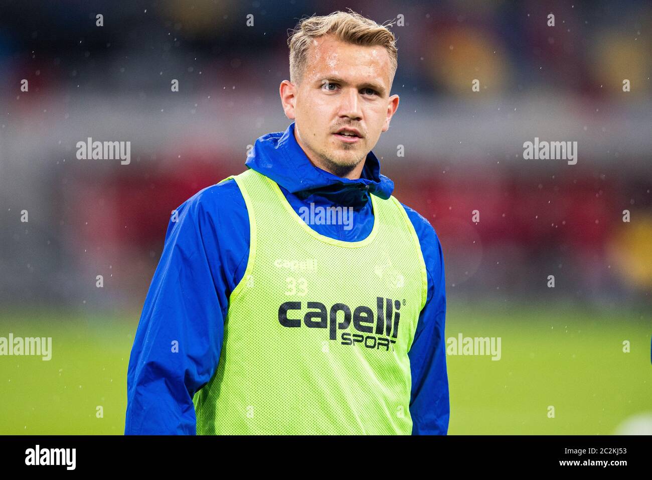 firo: 17.06.2020, Fuvuball, 3.Bundesliga, 2019/2020 KFC Uerdingen 05 - MSV Duisburg Lukas Boeder (MSV Duisburg) Portrait weltweit im Einsatz Stockfoto