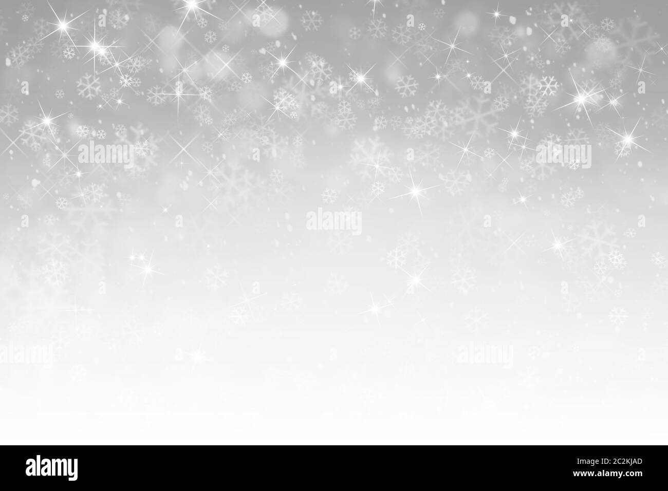 Abstrakte winter Hintergrund mit Schneeflocken Stockfoto