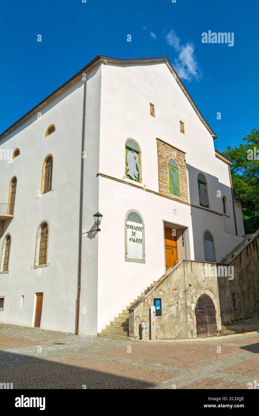 Schweiz, Kanton Wallis, Sion, Theater de Valere, Aussenbereich Stockfoto