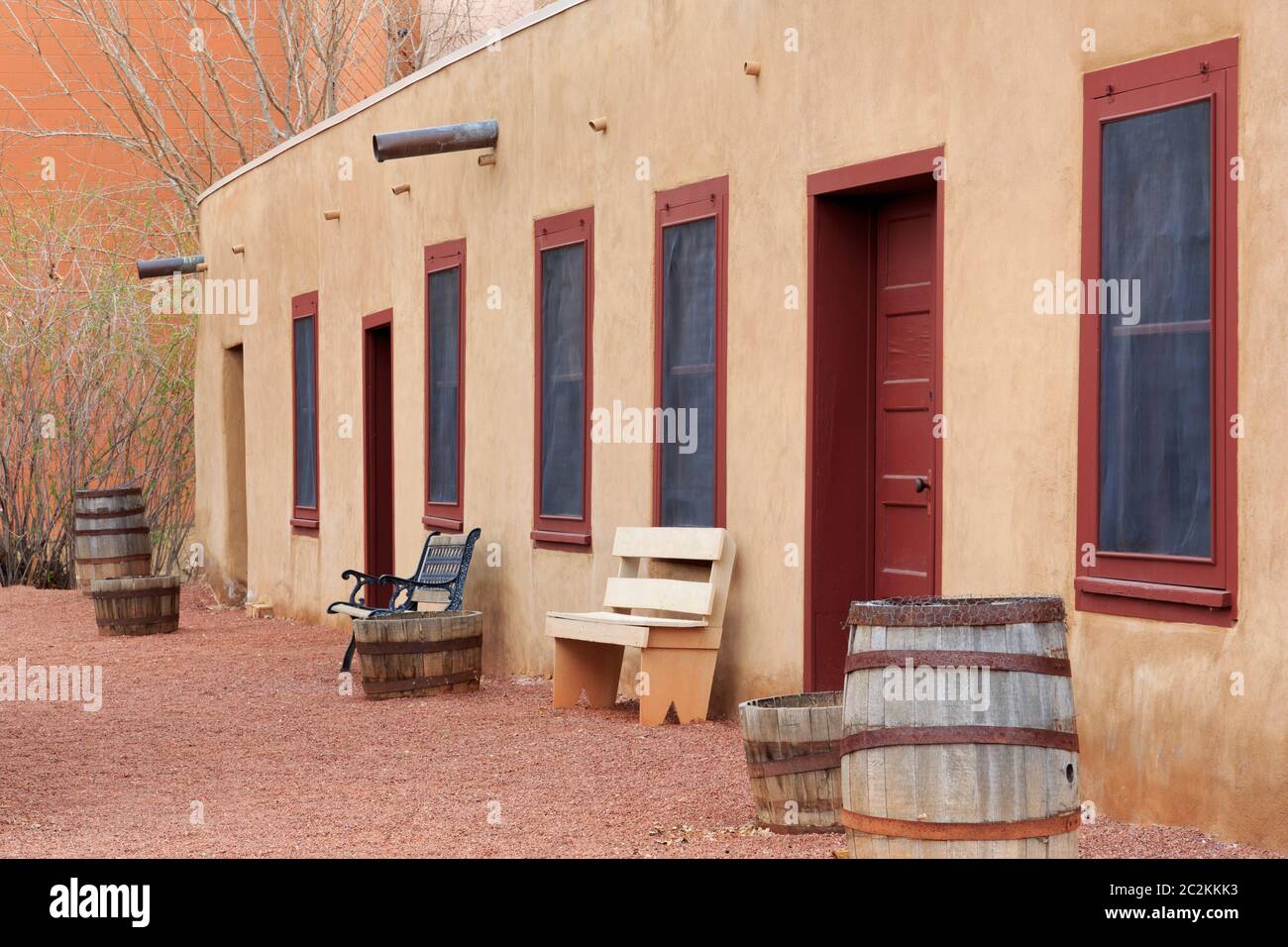 Alten Las Vegas Mormon Fort, Las Vegas, Nevada, USA Stockfoto