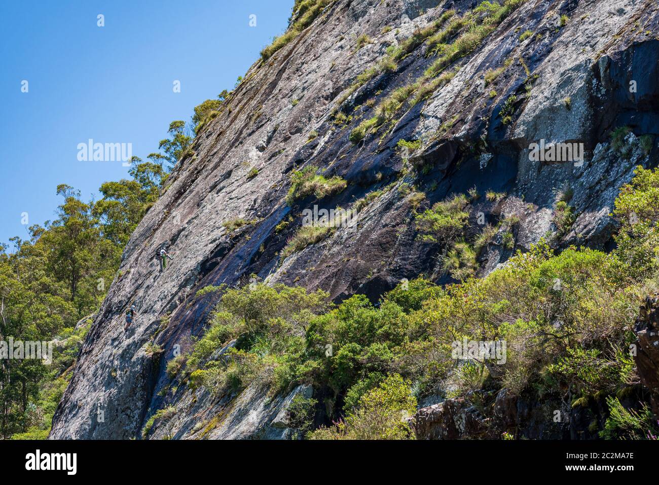 Bergsteiger im Nationalpark Stockfoto