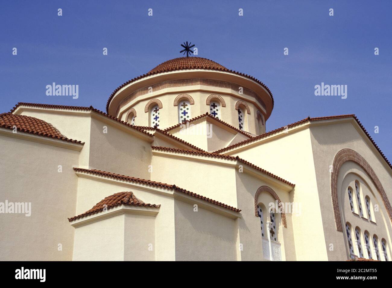 Kloster Agiou Gerasimou. Kefalonia Stockfoto