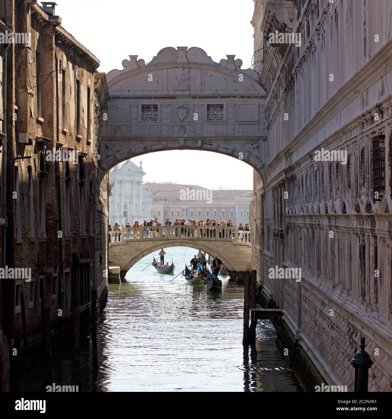 Seufzerbrücke 001. Venedig. Italien Stockfoto