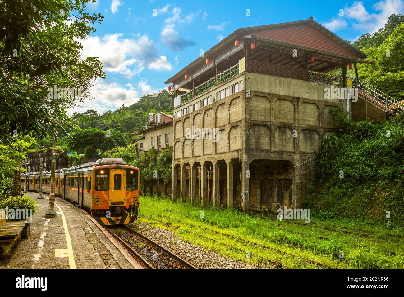Jingtong-Bahn in New Taipei City, Taiwan Stockfoto