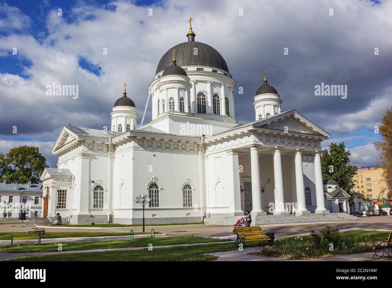 Spassky alte Messe Kathedrale. Nischni Nowgorod Stockfoto