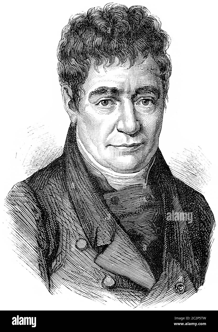 Silvestre de Sacy, Illustration mit Weinlese. Geschichte Frankreichs – 1885. Stockfoto