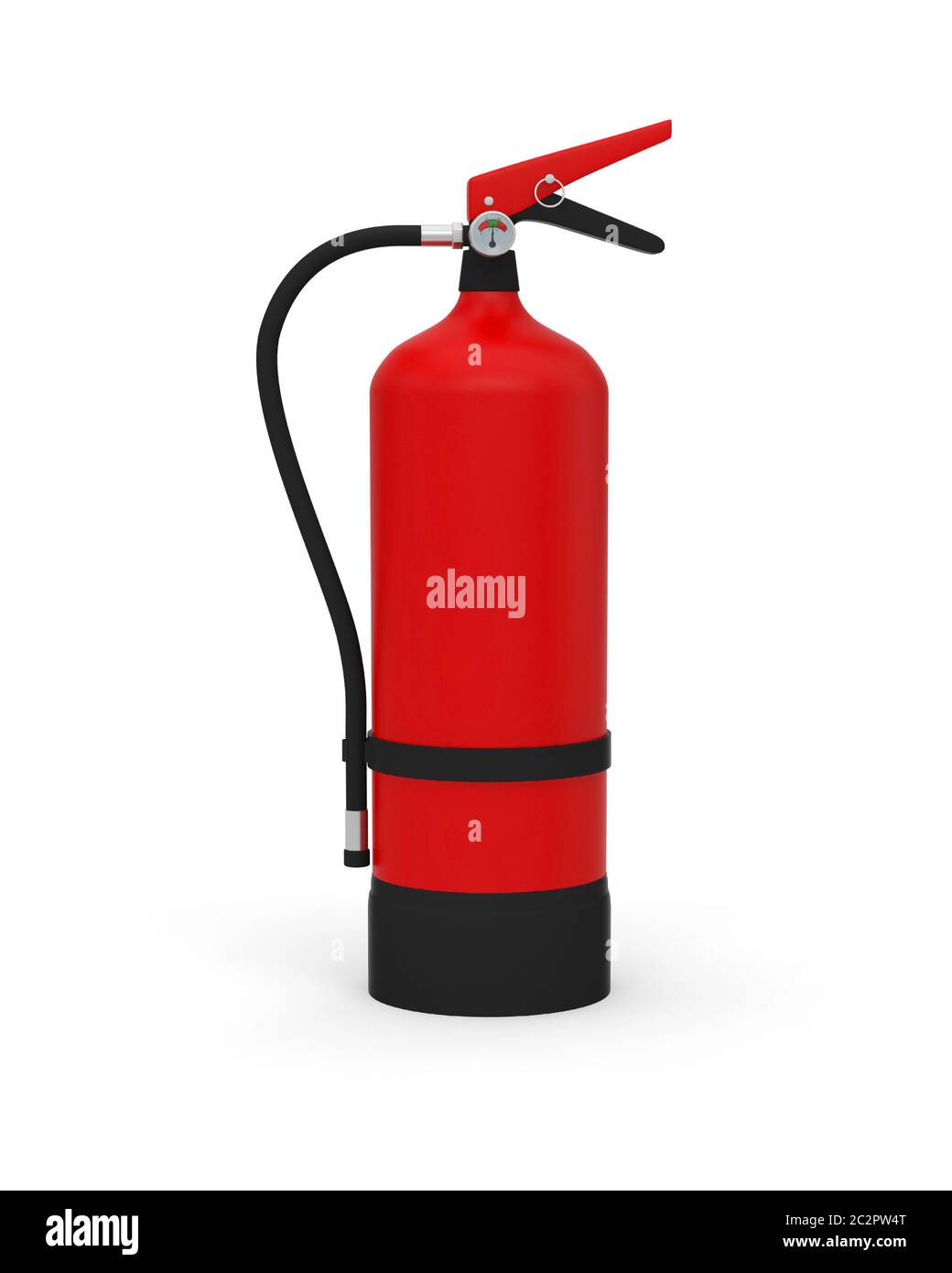 Feuerlöscher Ausrüstung Sicherheit Feuer rot Schutz sichere Rettung 3D Stockfoto