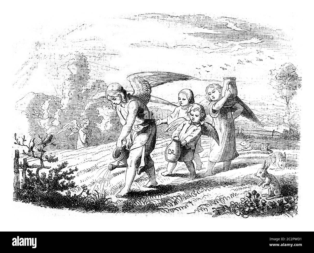 Archangel Drawing Ausgeschnittene Stockfotos Und Bilder Alamy