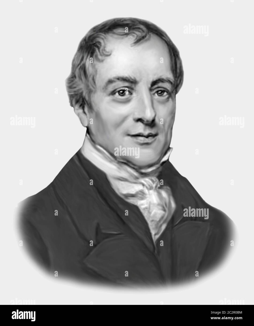 David Ricardo 1771-1823 Britischer Politischer Ökonom Stockfoto