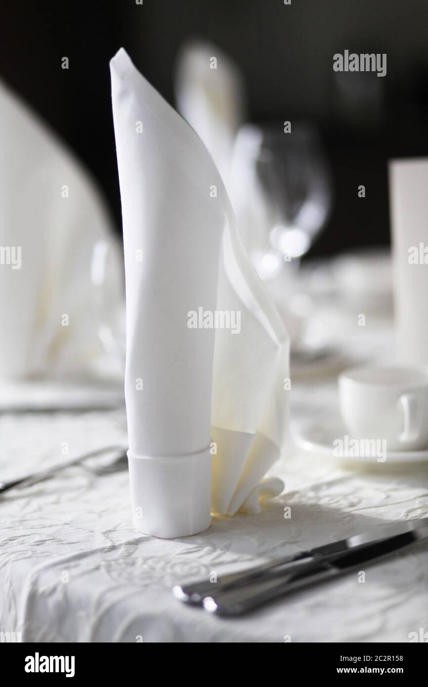Gedeck Stockfoto