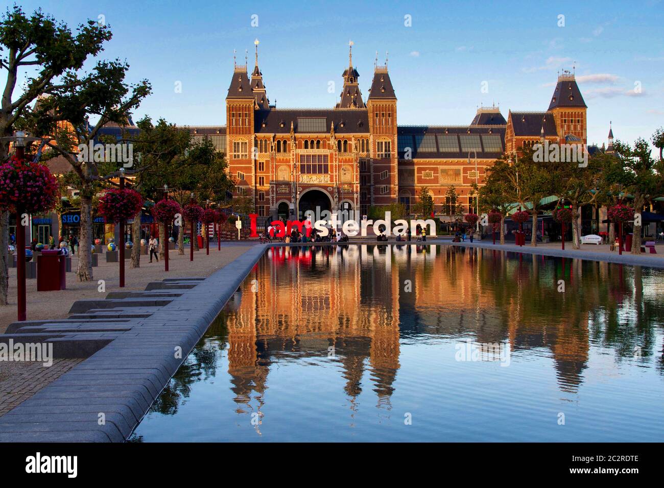 Rijksmuseum. Amsterdam, Niederlande, Europa Stockfoto