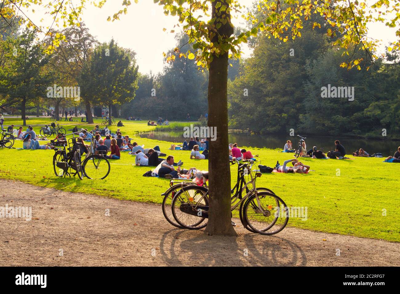 Vondel Park in Amsterdam, Niederlande, Europa Stockfoto