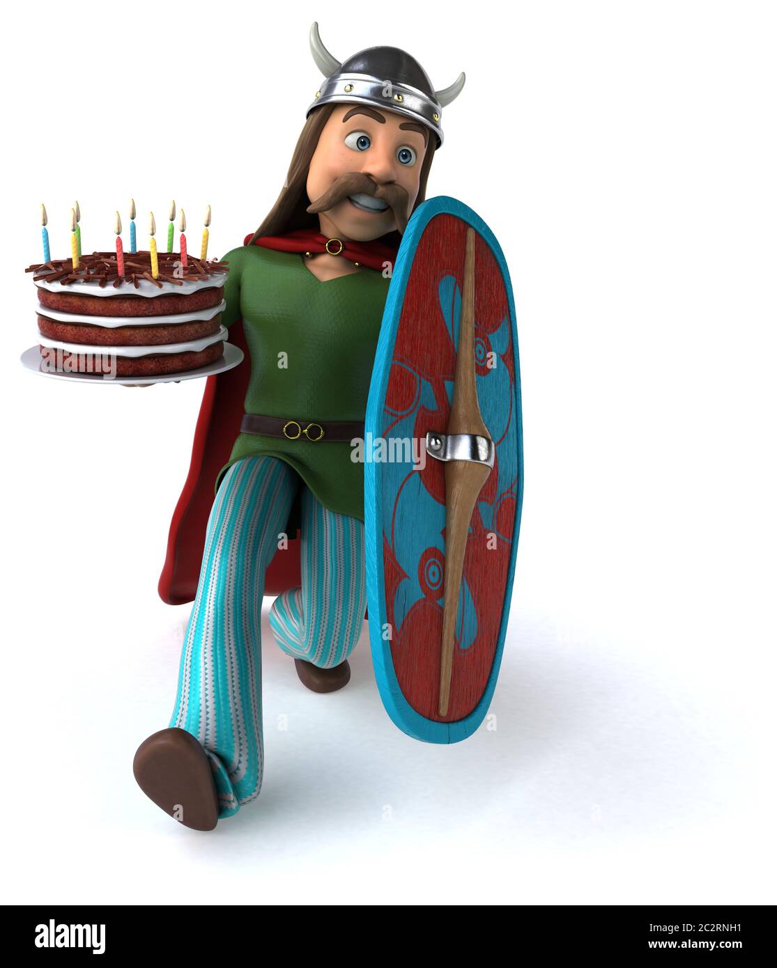 Spaß Gaul - 3D-Darstellung Stockfoto