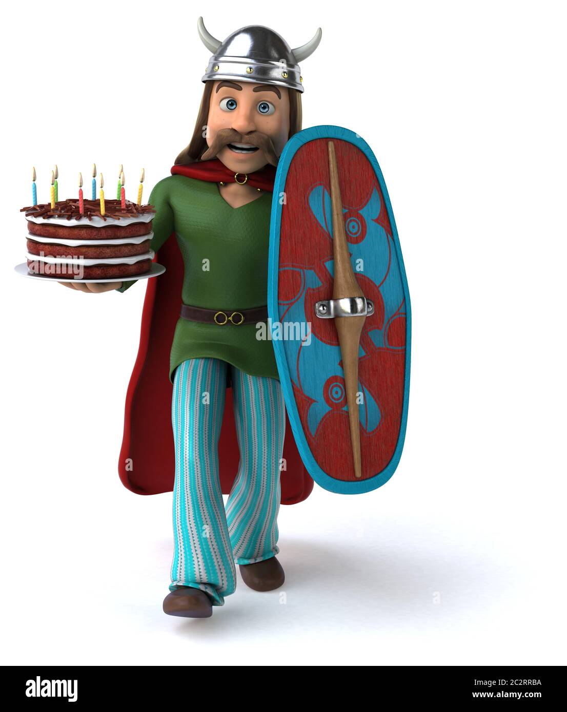 Spaß Gaul - 3D-Darstellung Stockfoto