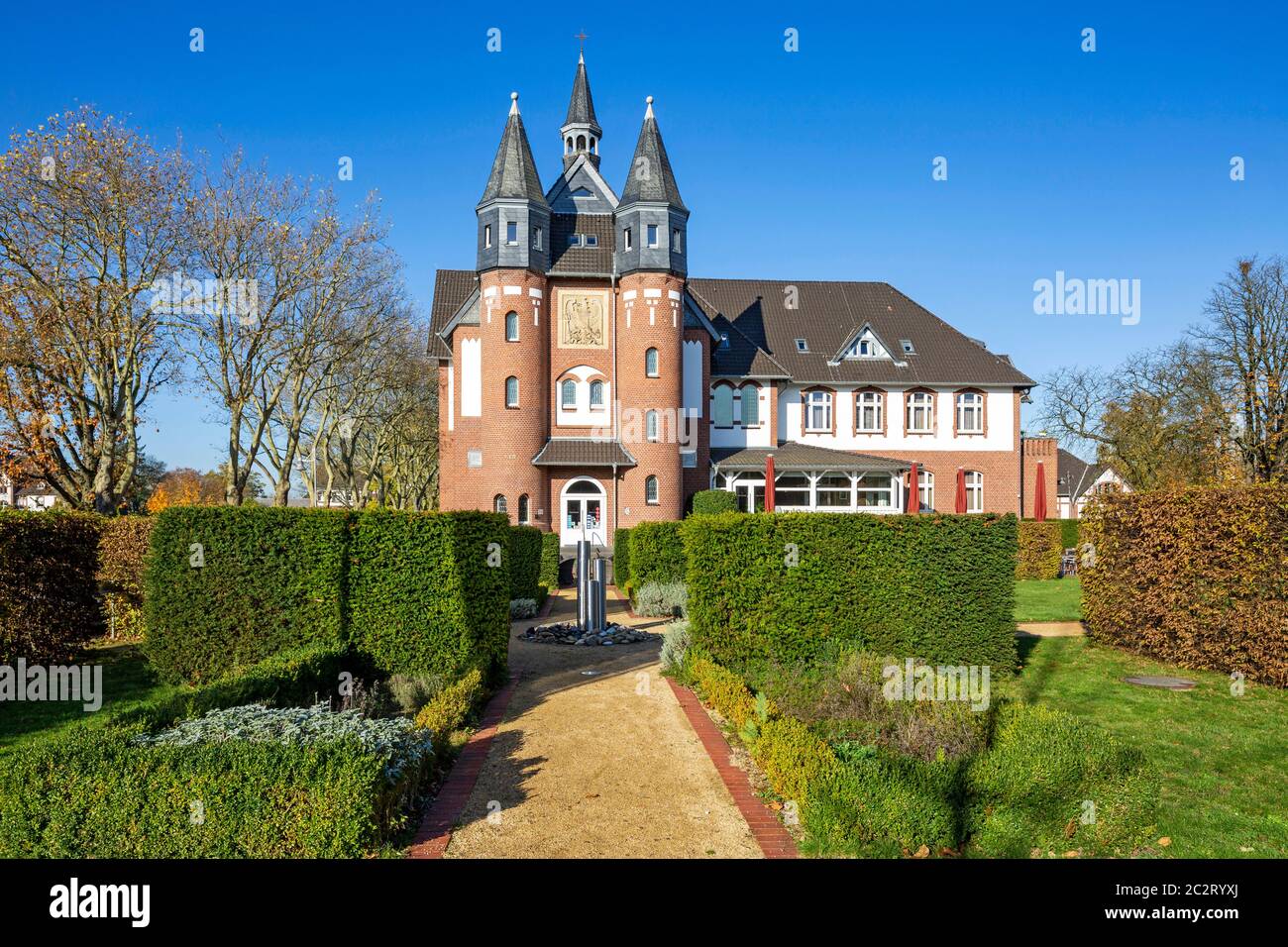 Gourmethotel Palace St. George, Hotel, Restaurant, DEHOGA Akademie, ehemaliges Rheinisches Provinzial Fürsorge- und Erziehungsanstalt, in diesem umbaut Stockfoto