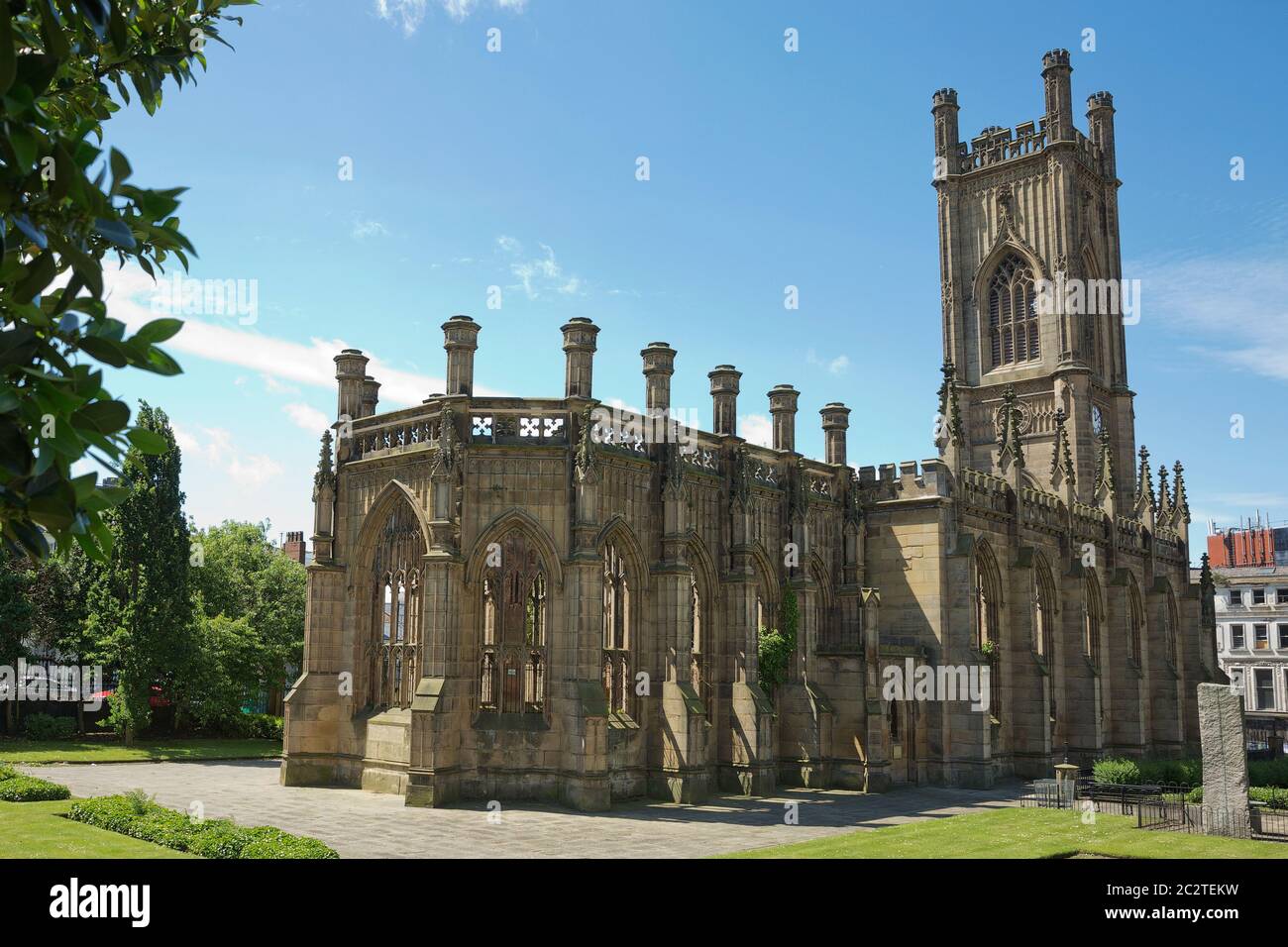 Liverpool Cathedral, auch bekannt als Cathedral Church of Christ oder Cathedral Church of the Risen Christ Stockfoto