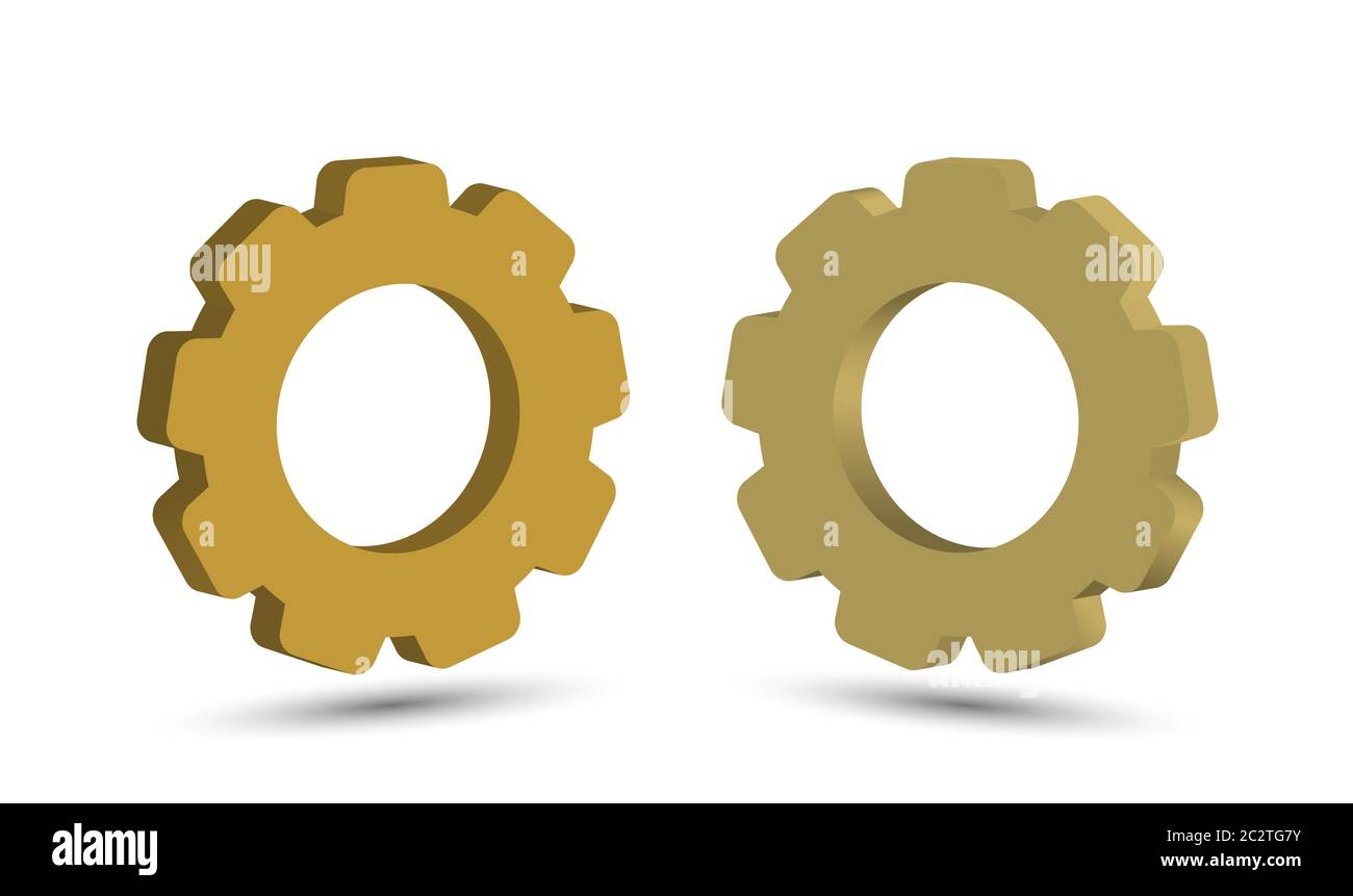 Abstraktes volumetrisches Detail einer runden Form. Vektor-Illustration isoliert auf weißem Hintergrund, stilisiertes Design Stock Vektor