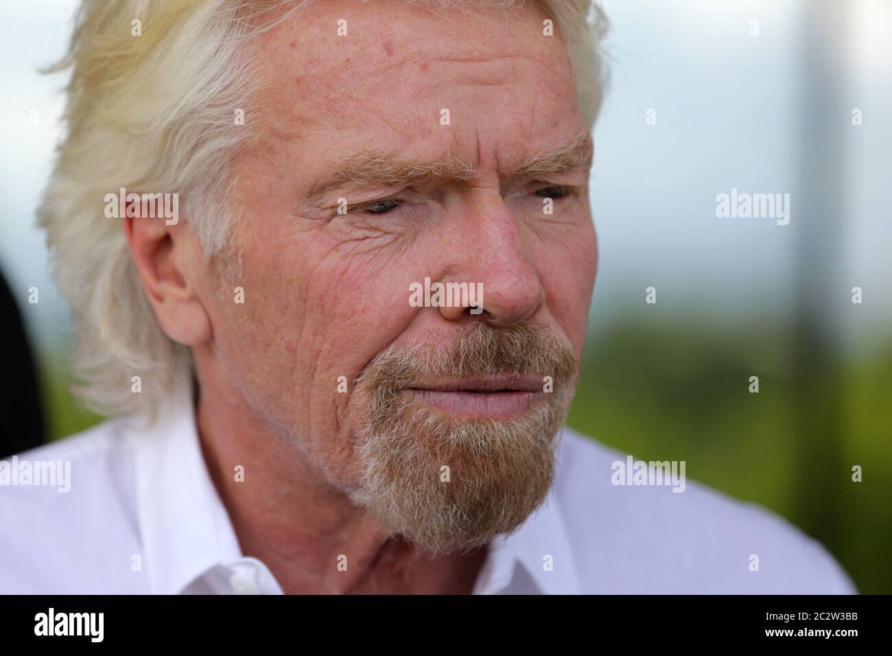Britischer Geschäftsmann Richard Branson Stockfoto