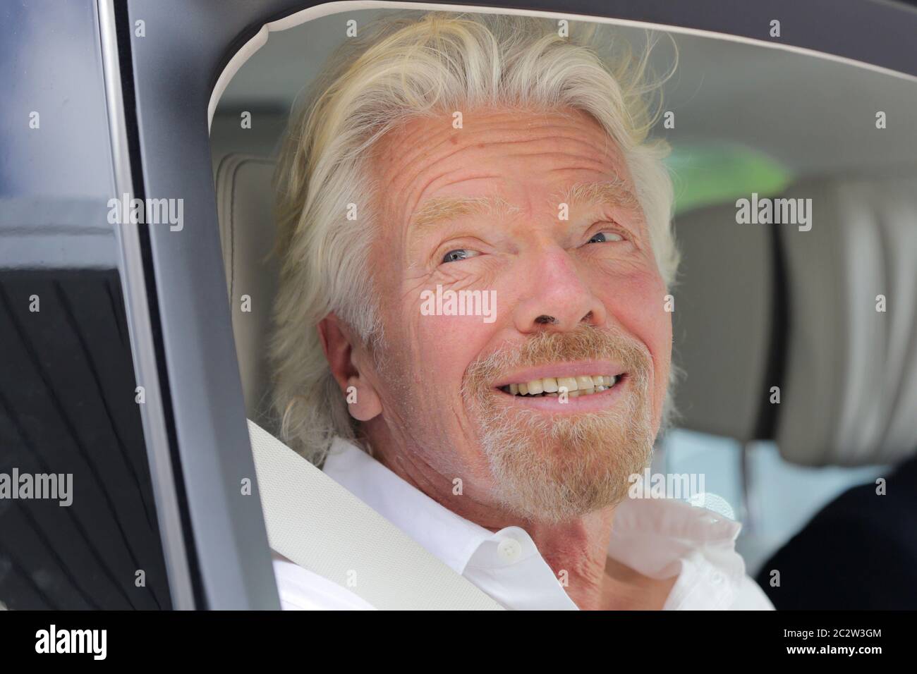 Britischer Geschäftsmann Richard Branson Stockfoto