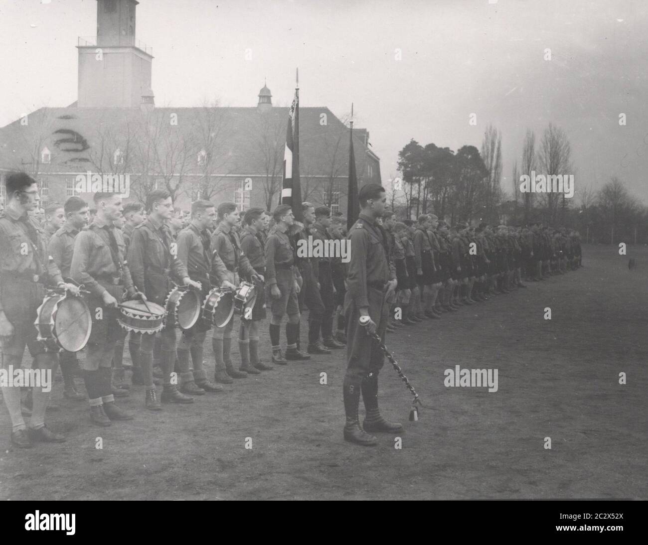 HJ Rusikkapelle Heinrich Hoffmann fotografiert 1933 Adolf Hitlers offizieller Fotograf und ein Nazi-Politiker und Verleger, der Mitglied des intimen Hitlerkreises war. Stockfoto