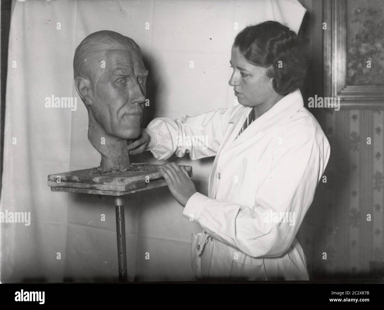 Büste des Papens Heinrich Hoffmann Fotografien 1933 Adolf Hitlers