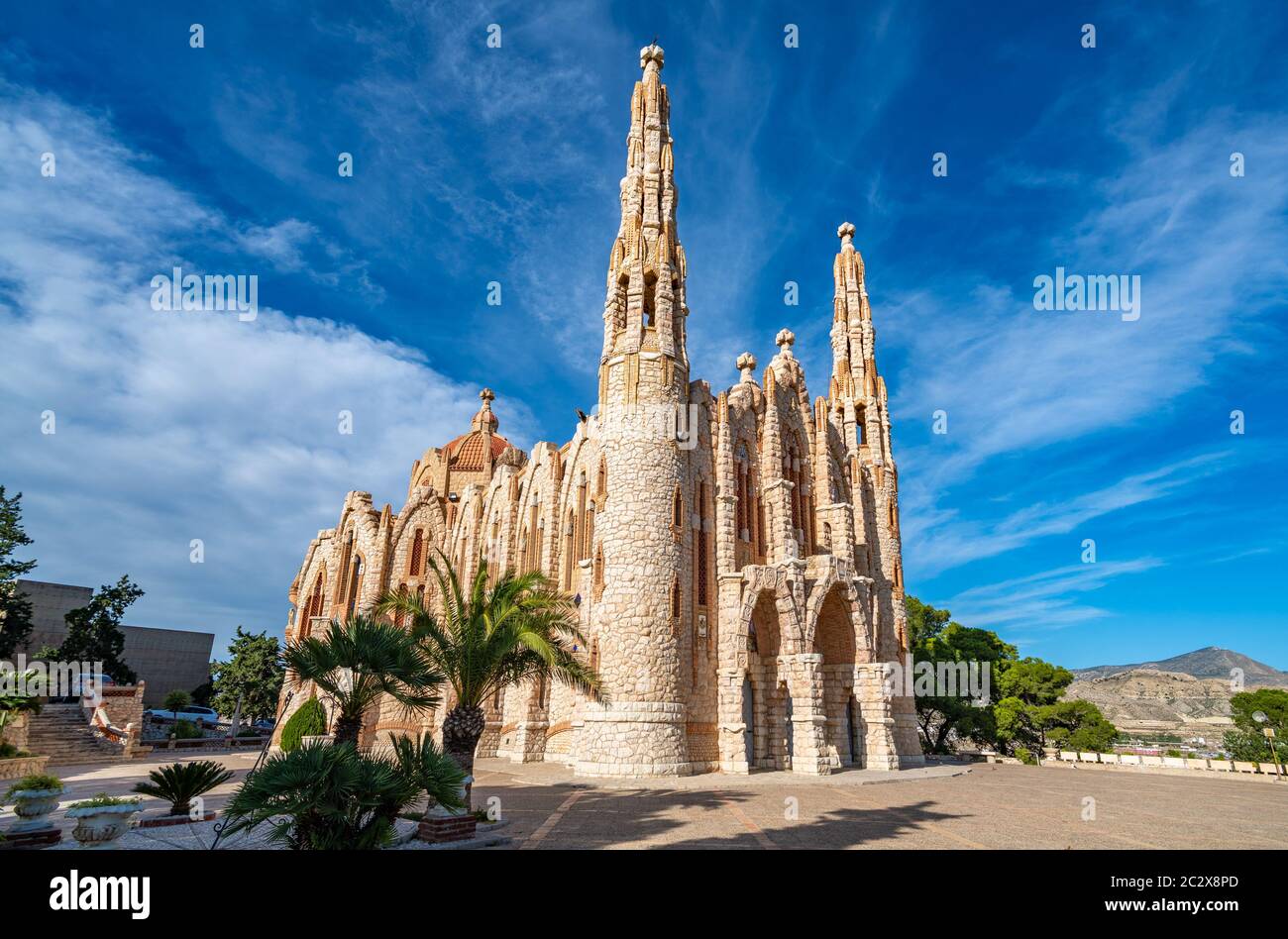 Heiligtum der Santa Maria Magdalena, Novelda, Alicante, Spanien. Stockfoto