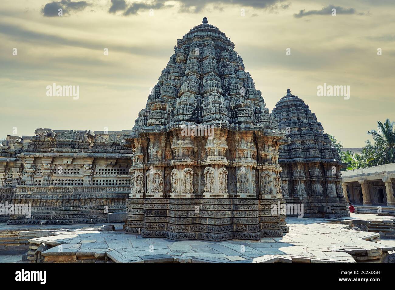 Chennakesava Tempel in Somanathapura, Karnataka, Indien Stockfoto