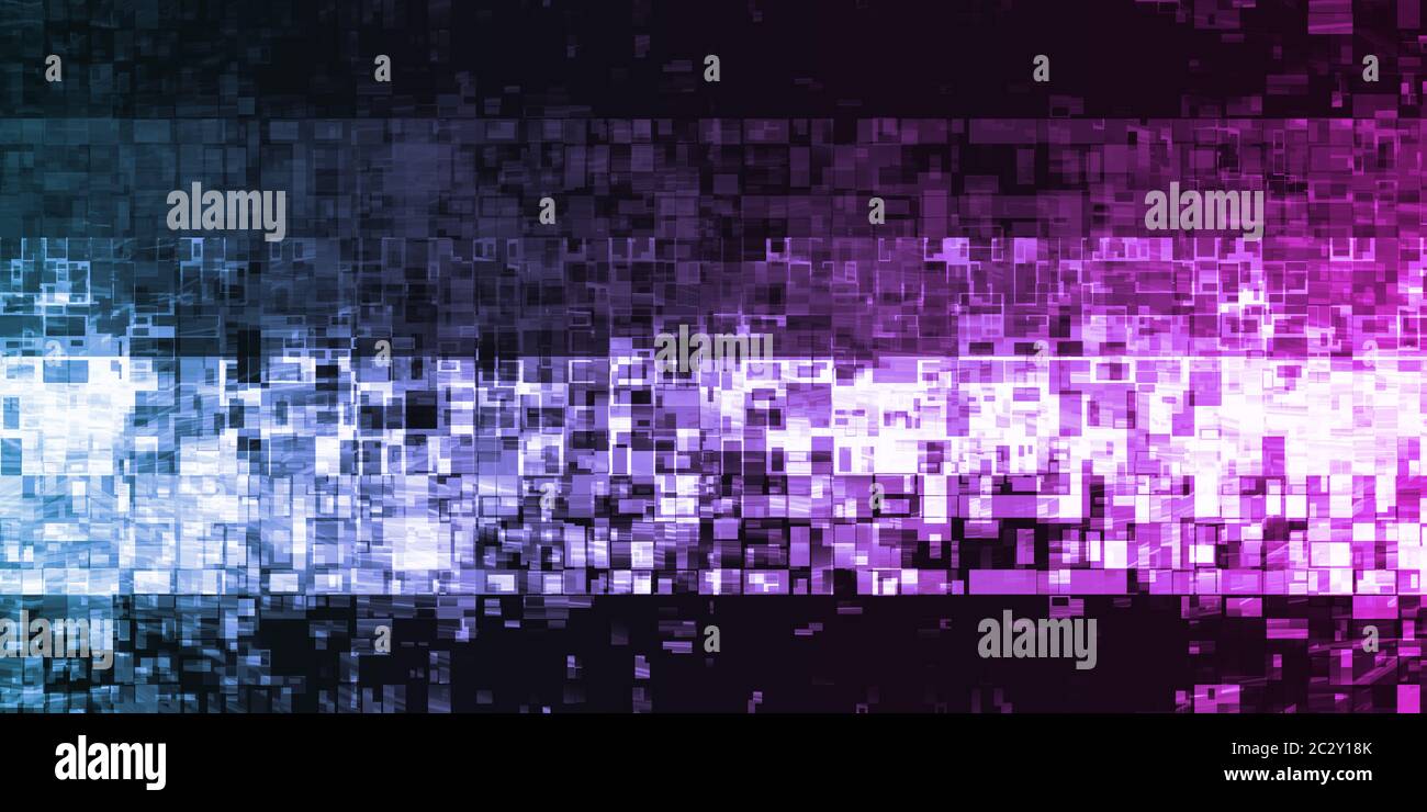 Business Analyse und Datentechnik als Konzept Stockfoto