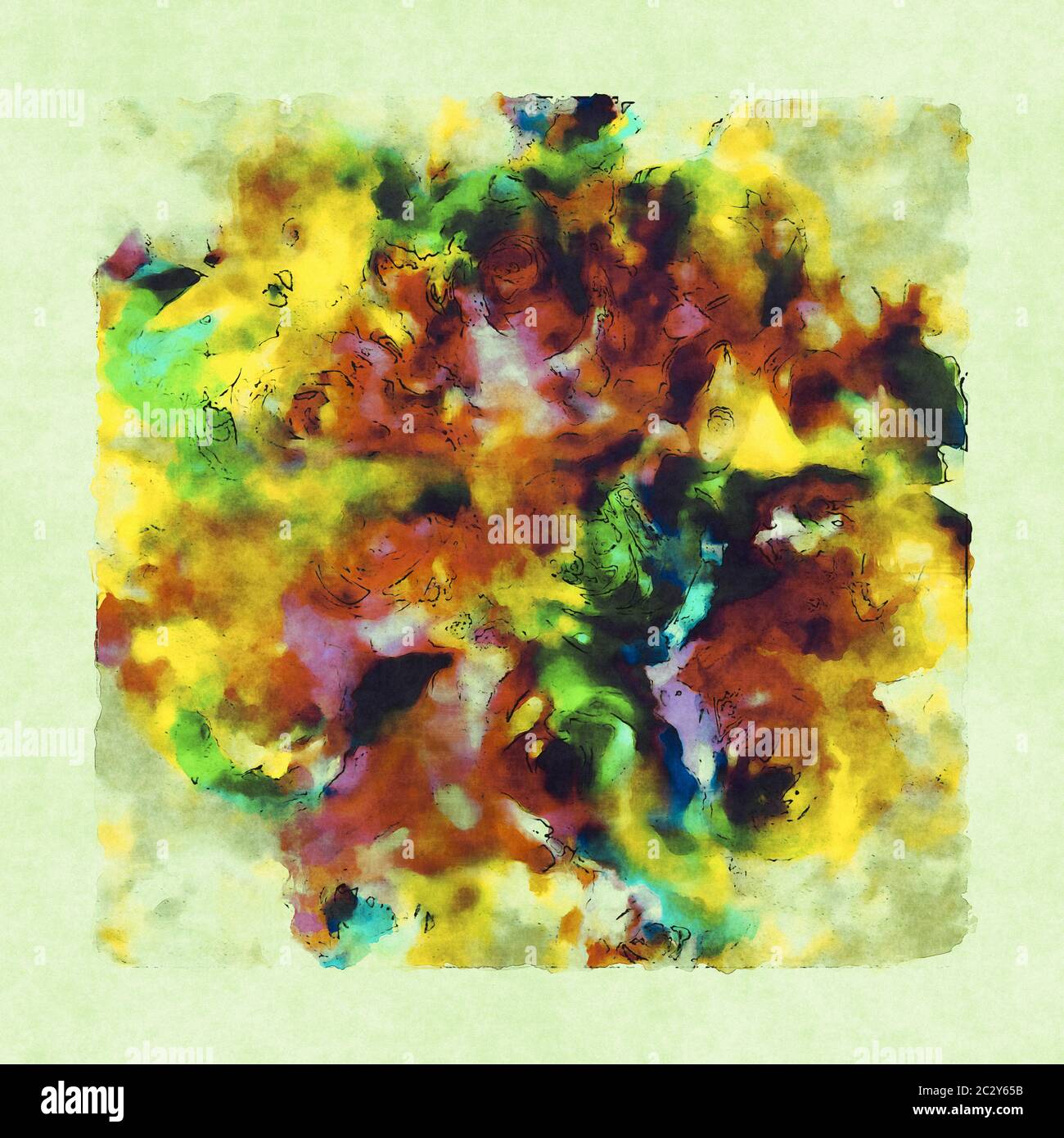 Abstrakte moderne Malerei.digital modernen Hintergrund.Bunte Textur.di Stockfoto