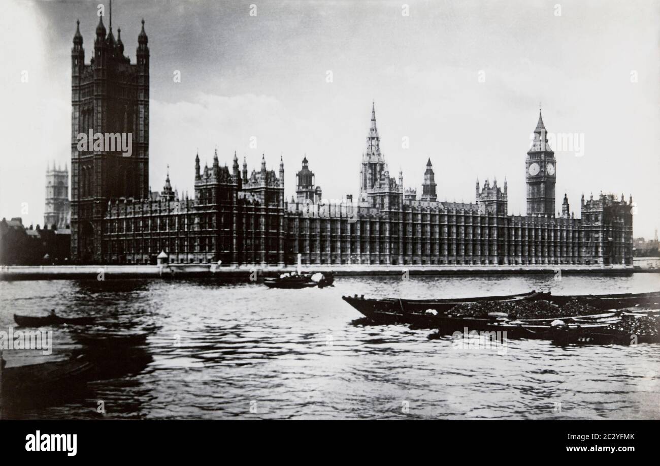 Historisches Großbritannien, englische Stadtstraßen und Landschaften um 1900, einschließlich Wales, London und City of London und britische Hafenstädte und Städte Stockfoto