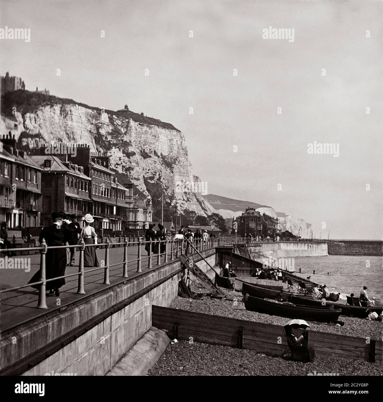 Historisches Großbritannien, englische Stadtstraßen und Landschaften um 1900, einschließlich Wales, London und City of London und britische Hafenstädte und Städte Stockfoto