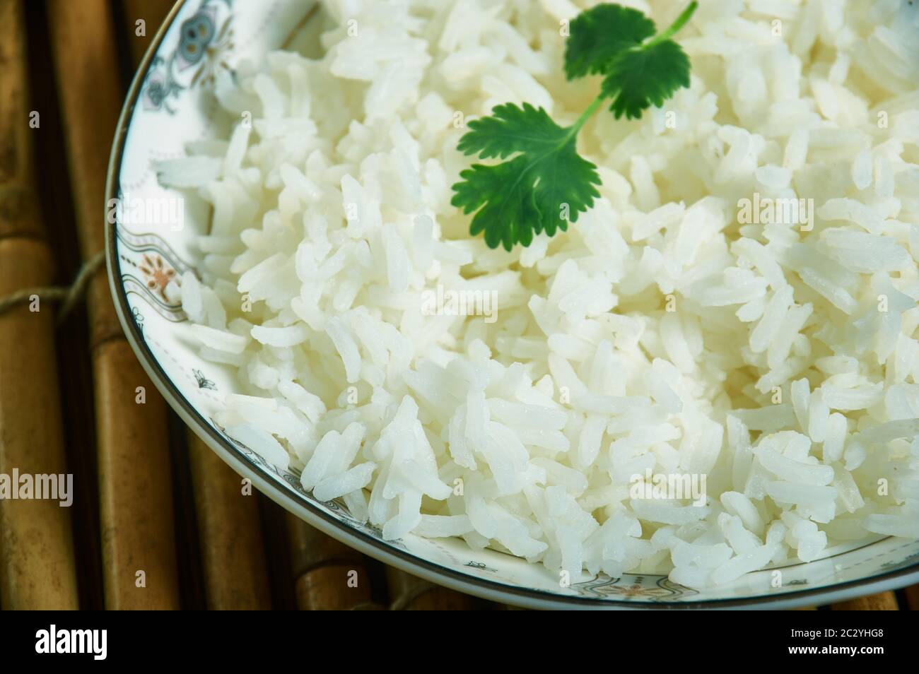 Ghanaischer einfacher Reis Stockfoto