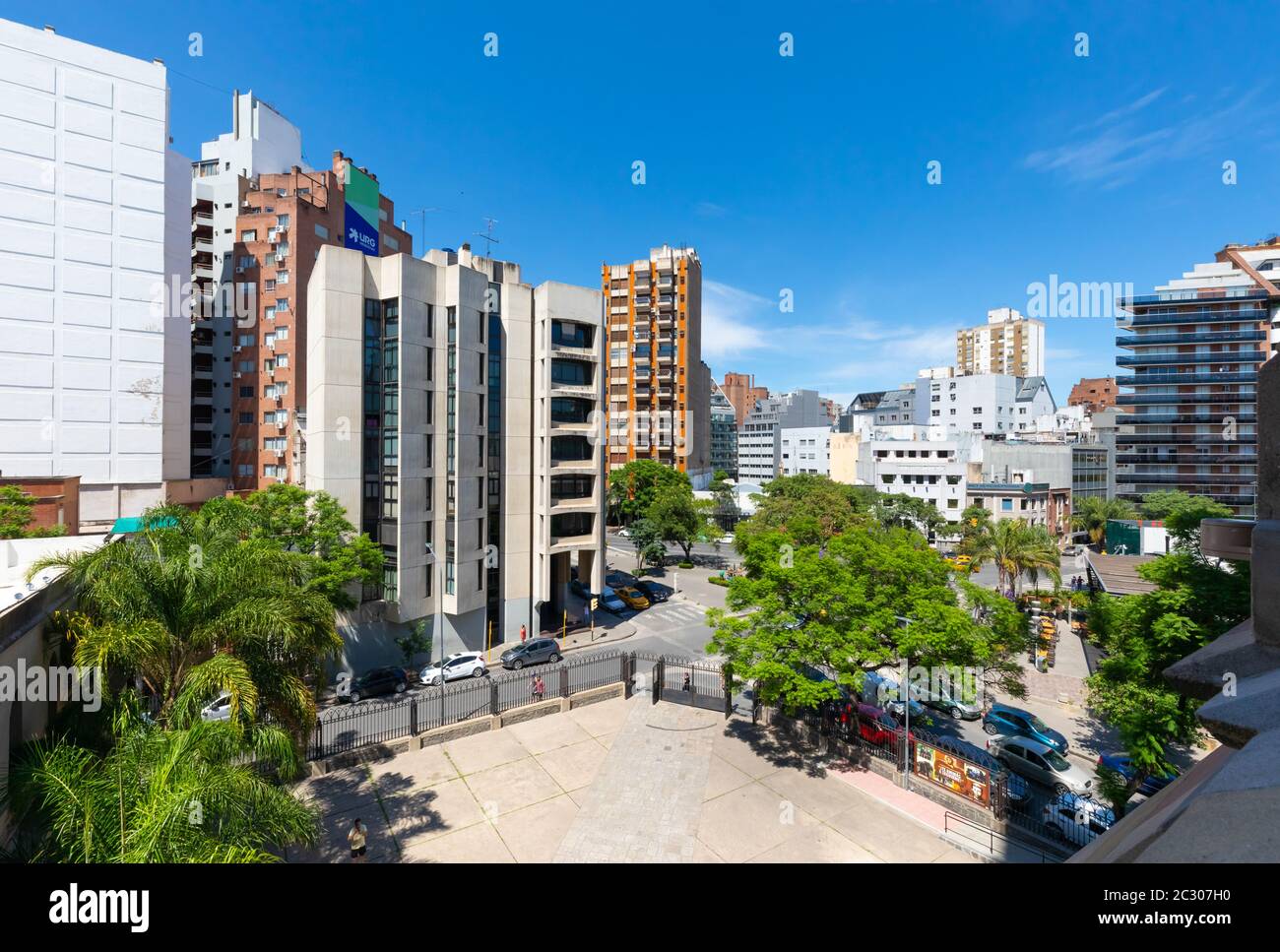 Argentinien New Cordoba Bezirk Luftaufnahme Stockfoto