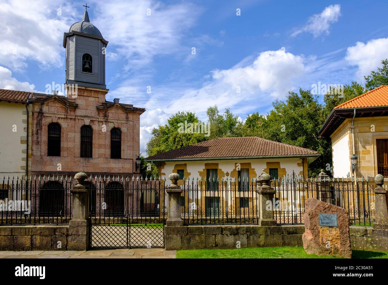 Casa de Juntas, Versammlung der Basken, Guernica, Heilige Stadt der Basken, Baskenland, Provinz Bizkaia, Spanien Stockfoto