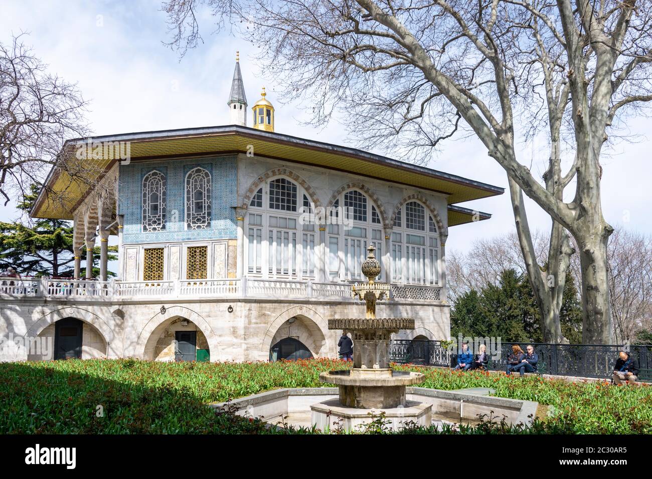 Bagdad Pavilion oder Bagdad Kiosk, vierter Innenhof, Topkapi Palast, Topkapi Seraglio, Topkapi Sarayi, Sultanahmet, Istanbul, Europäischer Teil, Istanbul Stockfoto