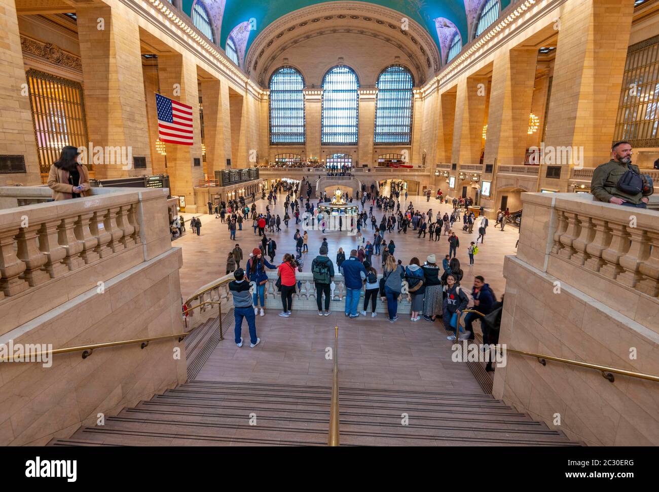 Innenansicht des Grand Central Station, Grand Central Terminal, Manhattan, New York City, New York State, USA Stockfoto