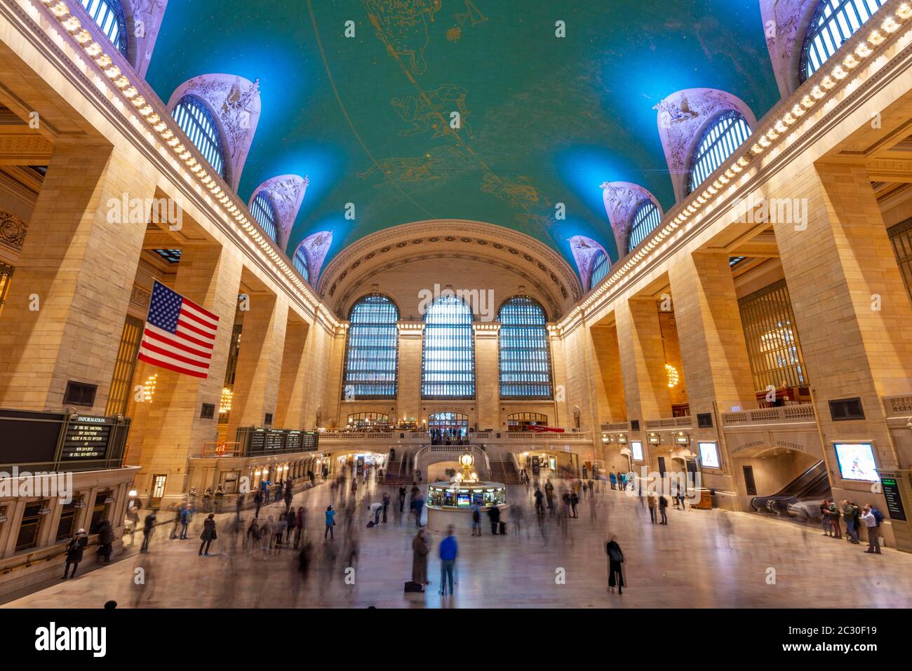 Innenansicht des Grand Central Station, Grand Central Terminal, Manhattan, New York City, New York State, USA Stockfoto