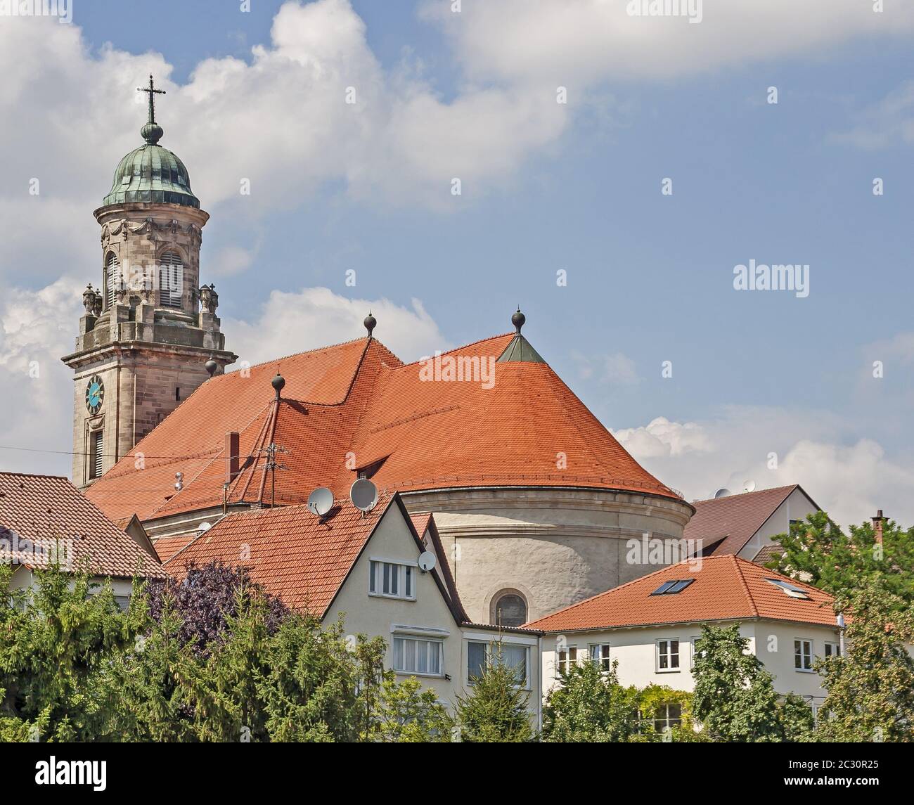 Stiftskirche St. Jakobus Hechingen Stockfoto