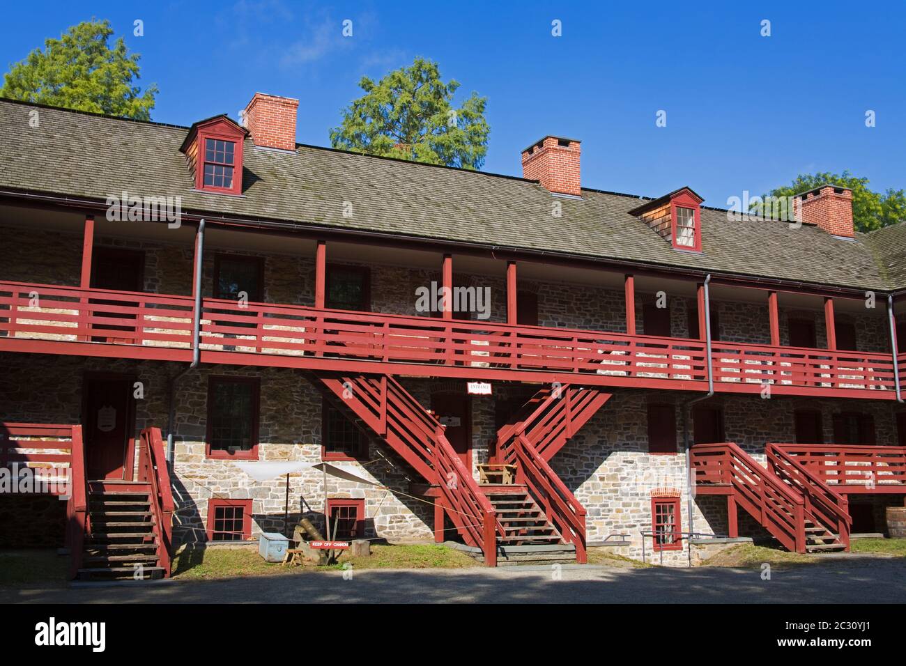 Old Barracks Museum, Trenton City, New Jersey, USA Stockfoto