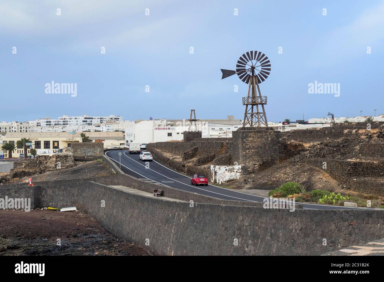 Spanien, Kanarische Inseln - Lanzarote in San Jose Stockfoto