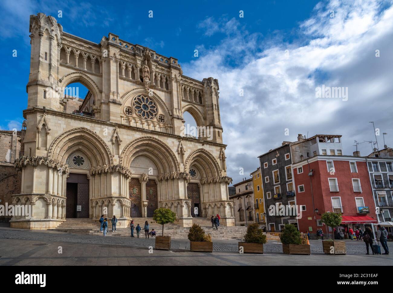 Santa Maria, San Julian Kathedrale von Cuenca, Spanien. Stockfoto