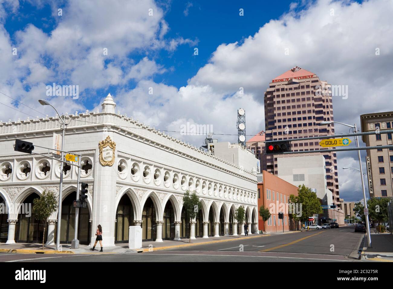 Occidental Life Building, Albuquerque, New Mexico, USA Stockfoto