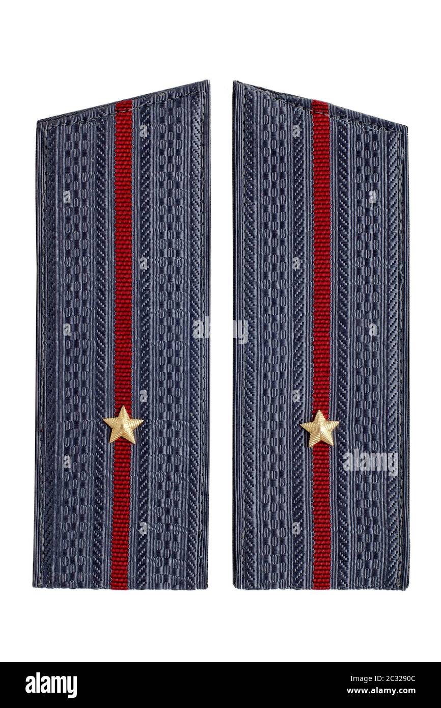 Polizei Uniform da die Sowjetunion Stockfoto