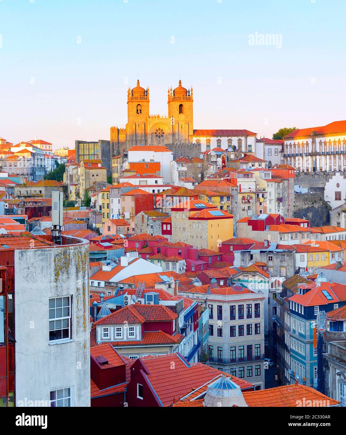 Kathedrale Porto Altstadt Gaia Stockfoto