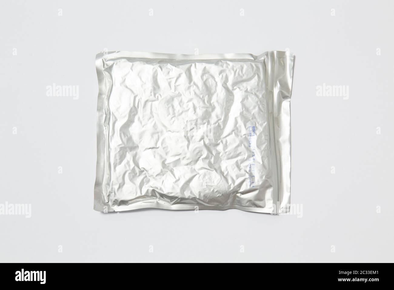 Einige Lebensmittel in Kunststoffverpackungen Stockfoto