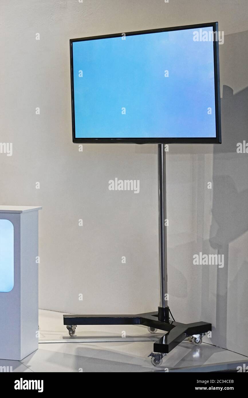 Großes LCD-Display Stand auf der Ausstellung Stockfoto