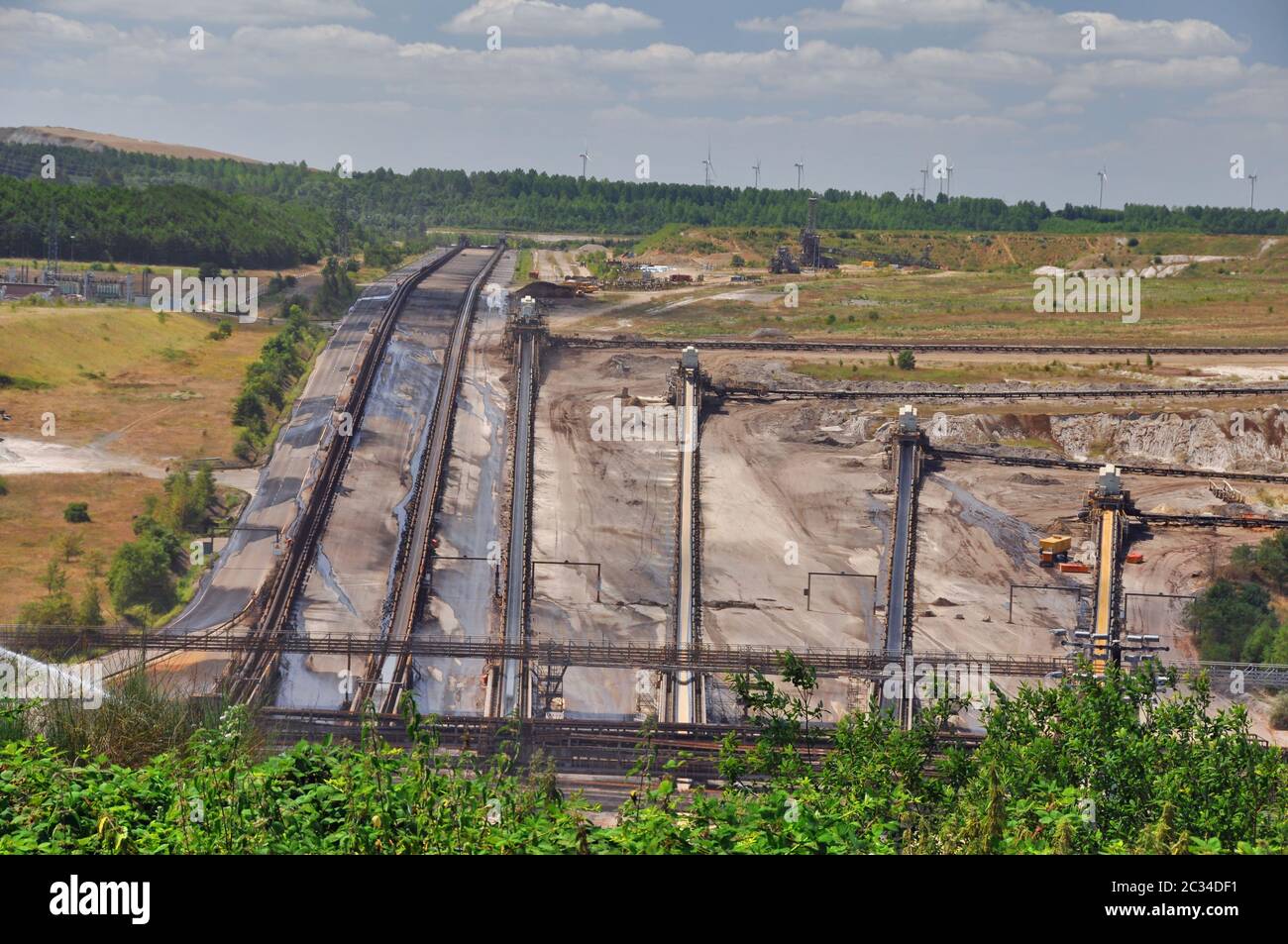 Verschmutzung der Umwelt Stockfoto