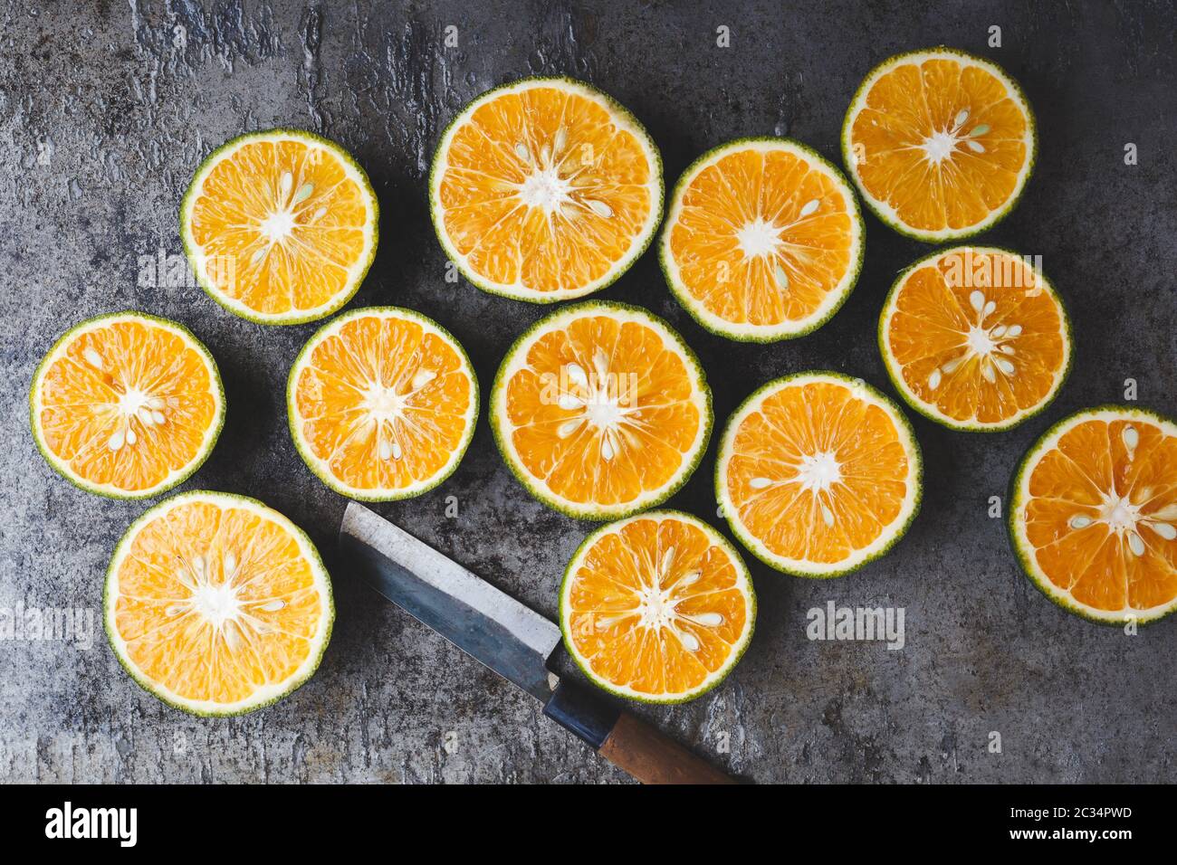 King Mandarine Frucht Stockfoto