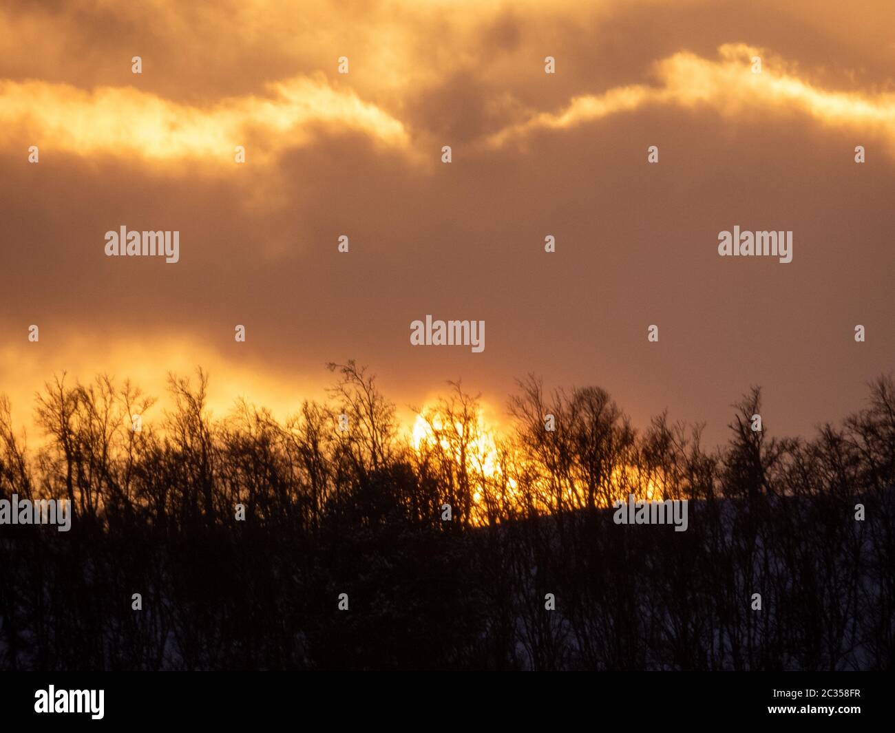 Troms og Finnmark ist ein Landkreis in Nordnorwegen, der am 1. Januar 2020 gegründet wurde. Stockfoto